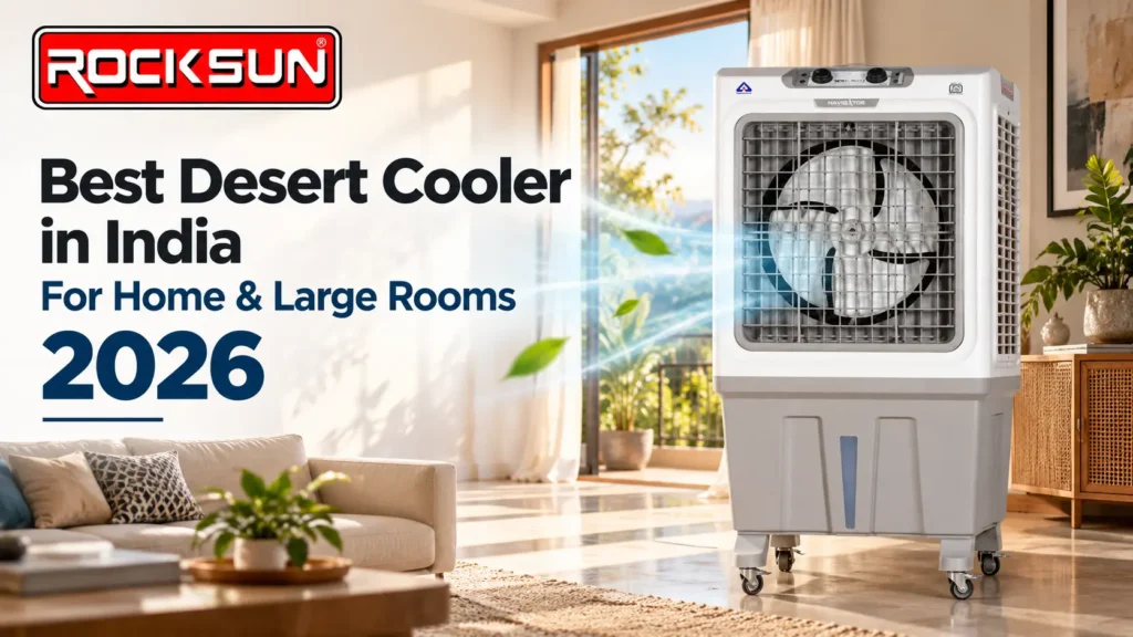 Best desert cooler in India for home and large rooms by Rocksun Appliances